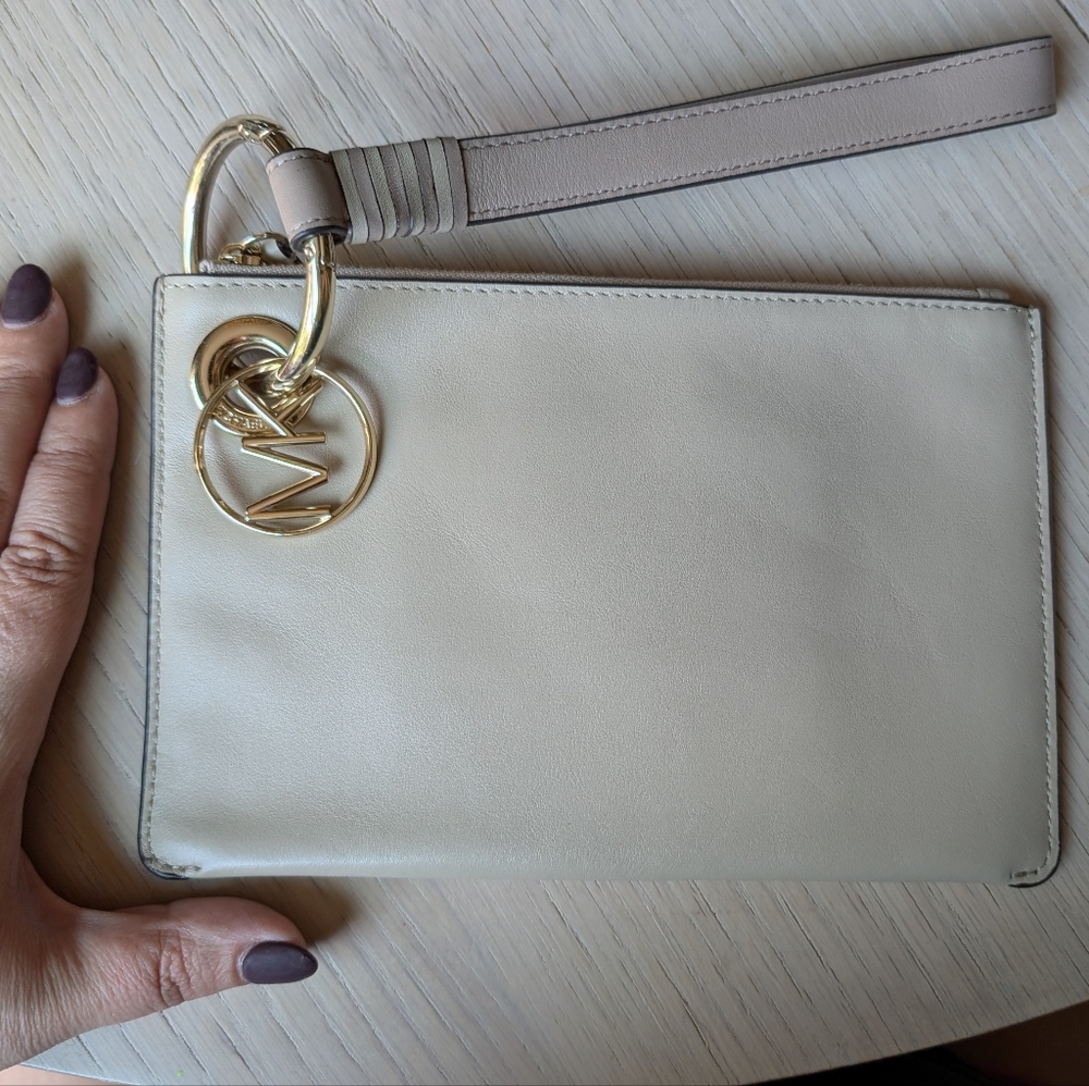Michael Kors Taupe Wristlet